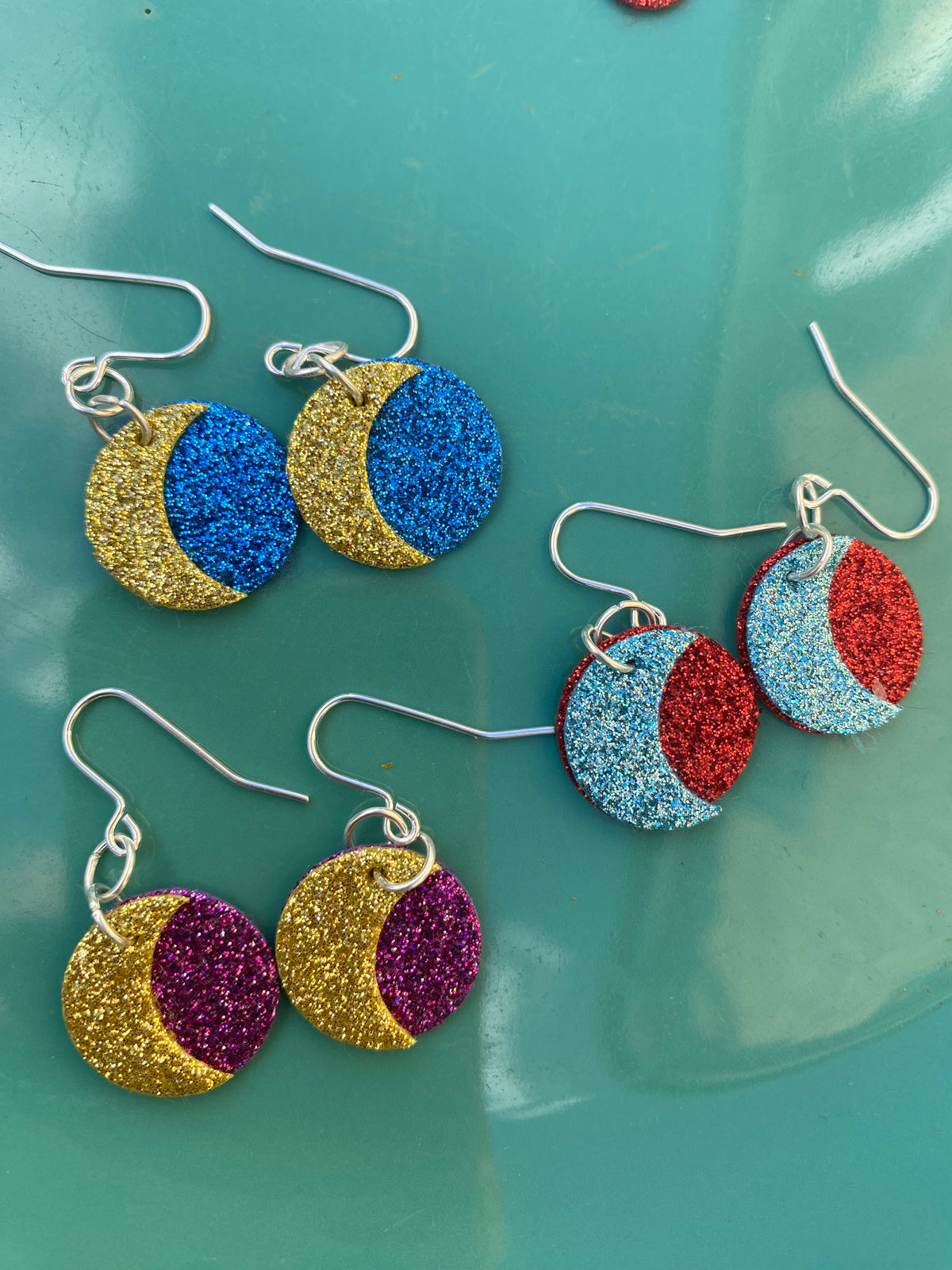 Sparkle Moon Earrings