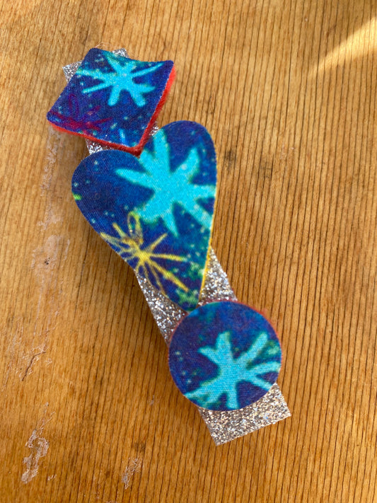 Celestial hair clip Hearts