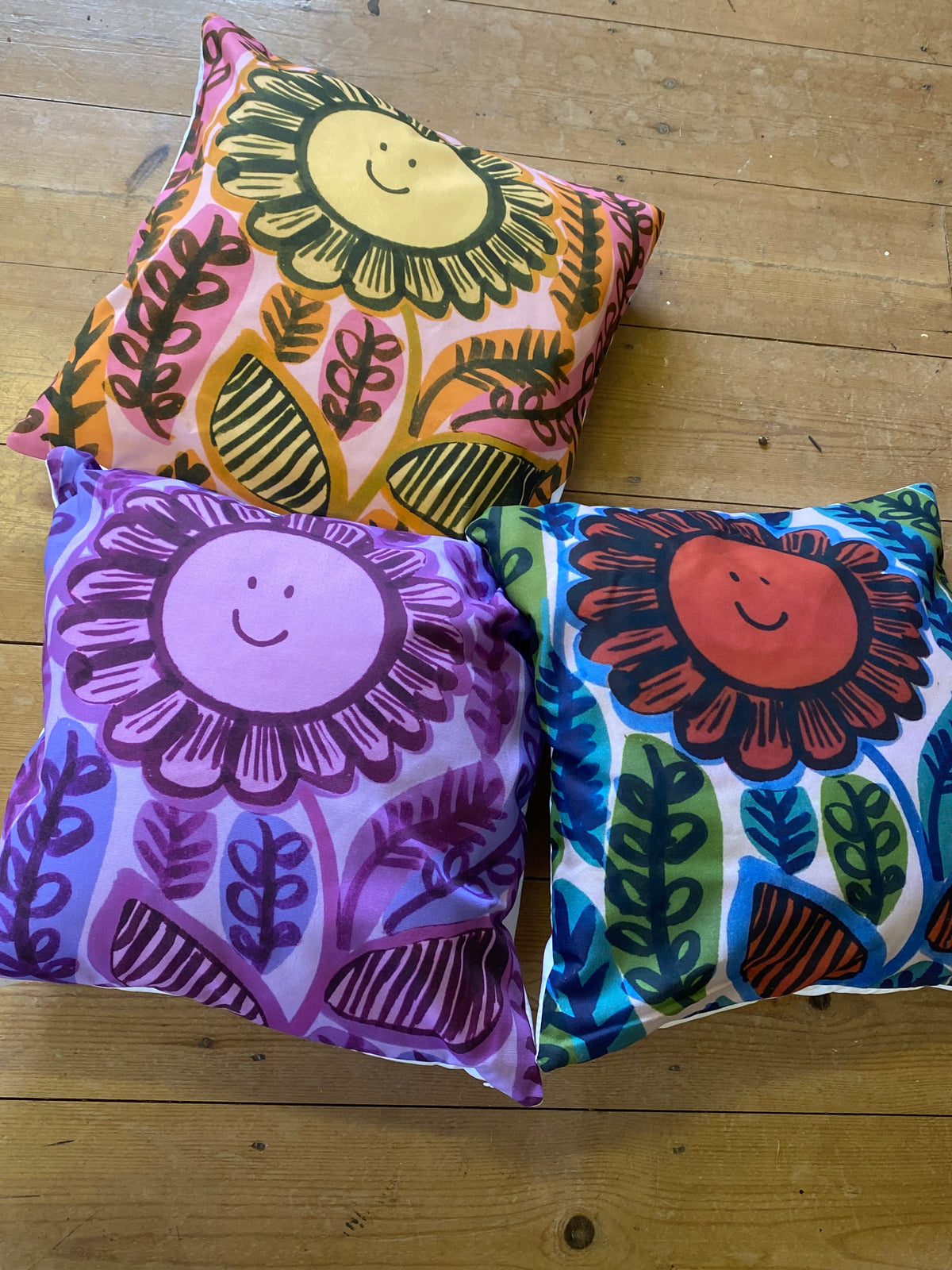 Happy Flower Cushion