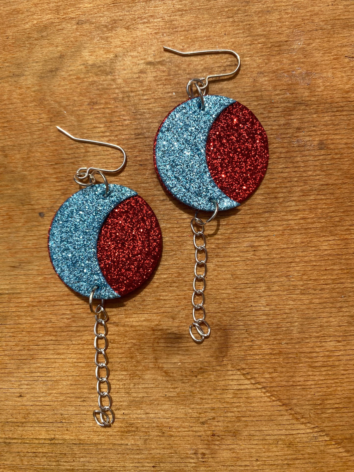 Moon Glitter Earrings
