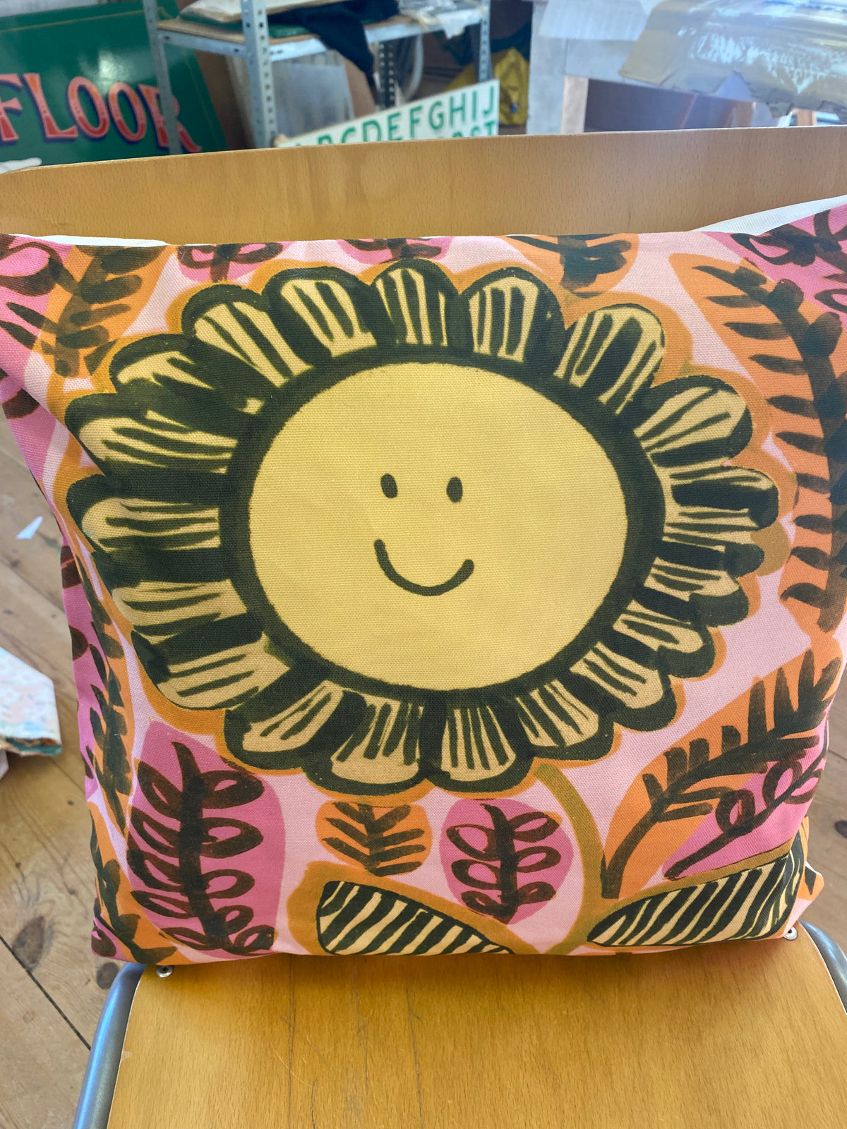 Happy Flower Cushion