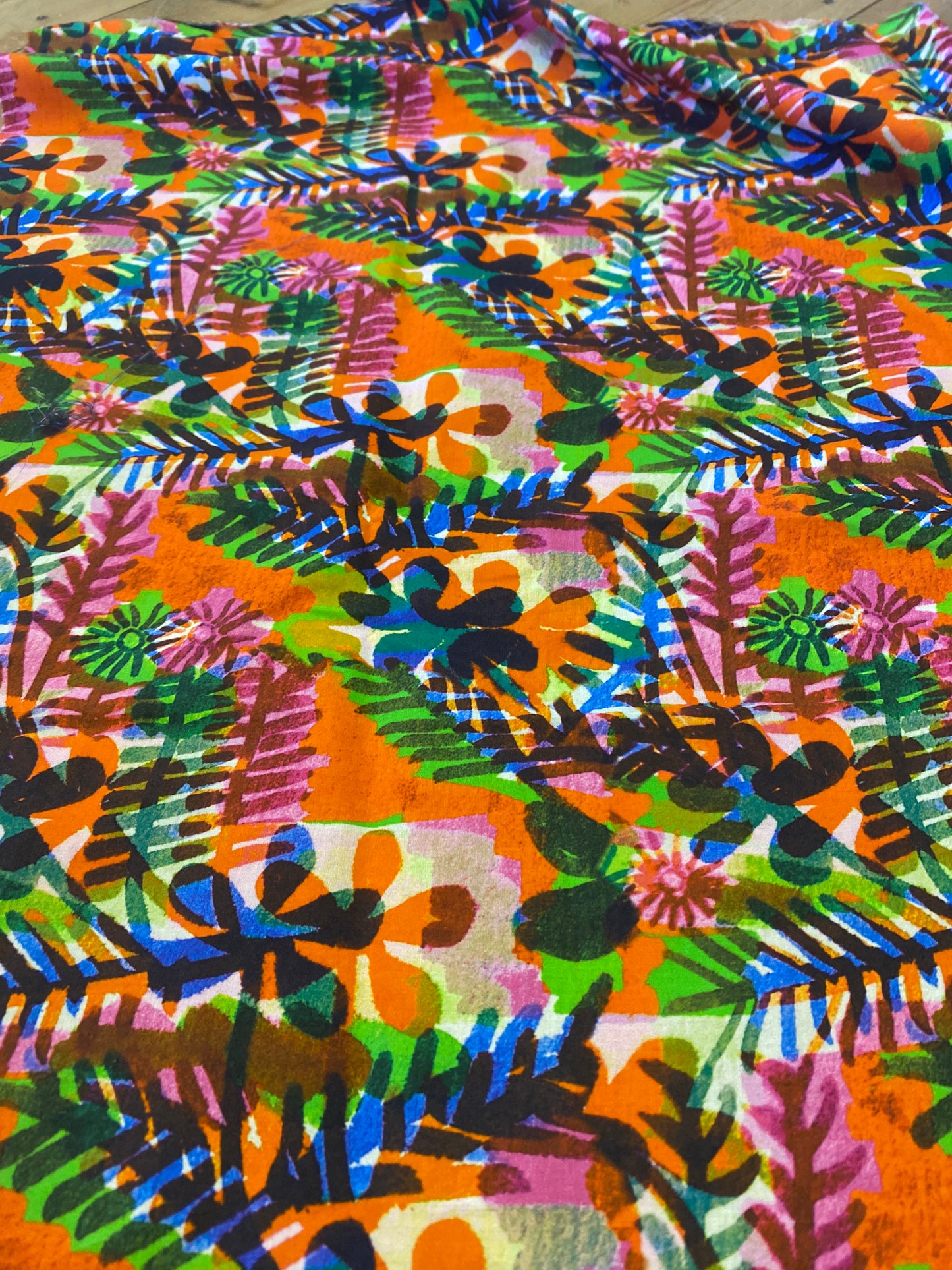 Reflect Nature Orange – Cotton Poplin Fat Quarter