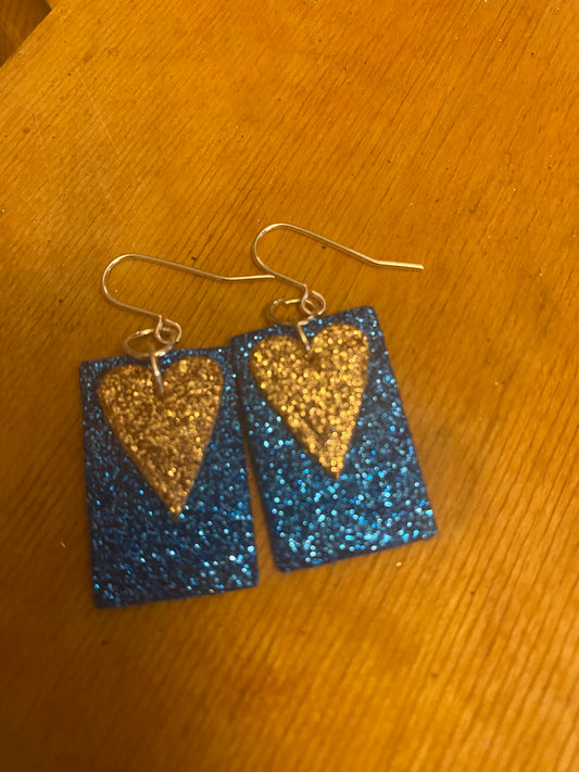 Sparkle Heart earrings