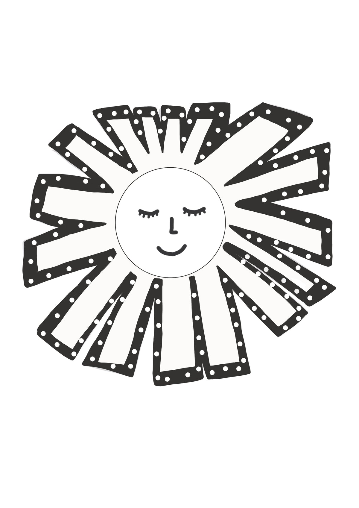Flowers and Sun Colouring Sheets