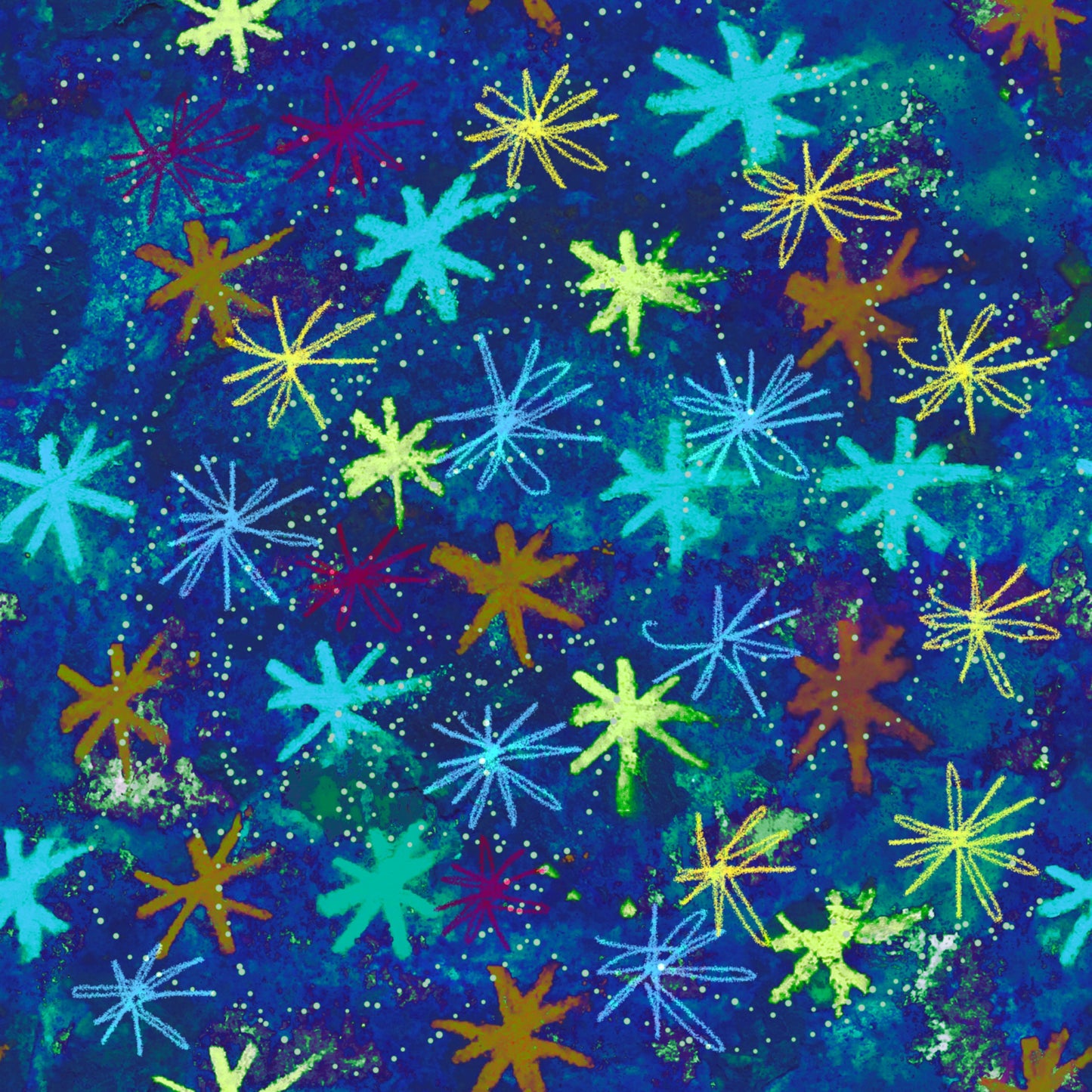 Blue Starry - 2 metre length