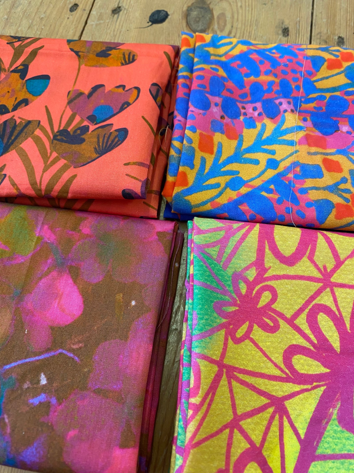 Fabric Bundle pink and reds
