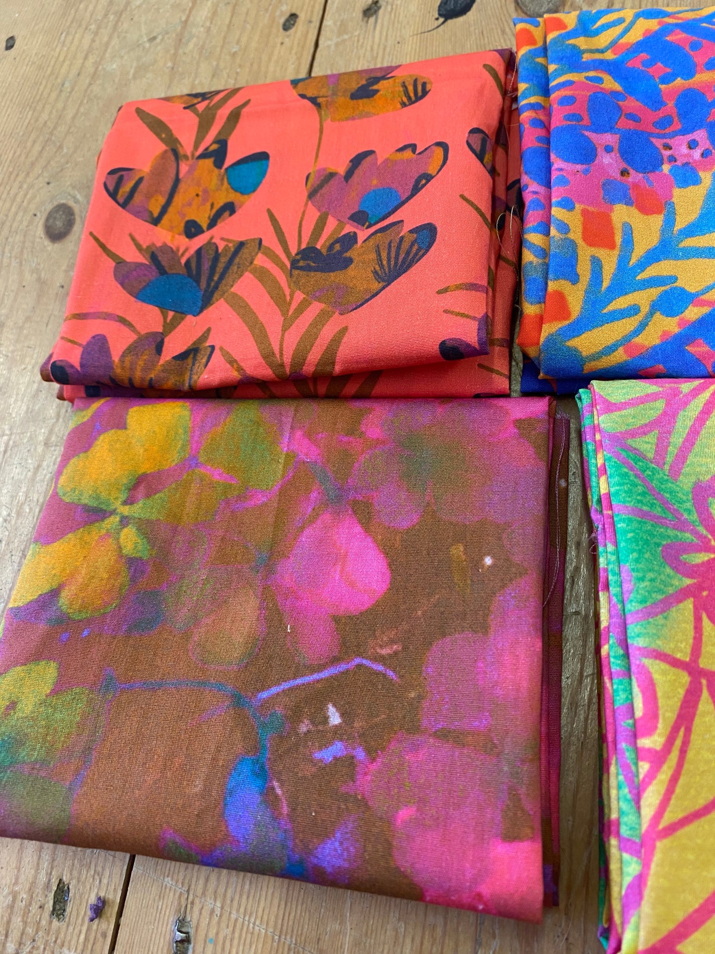 Fabric Bundle pink and reds