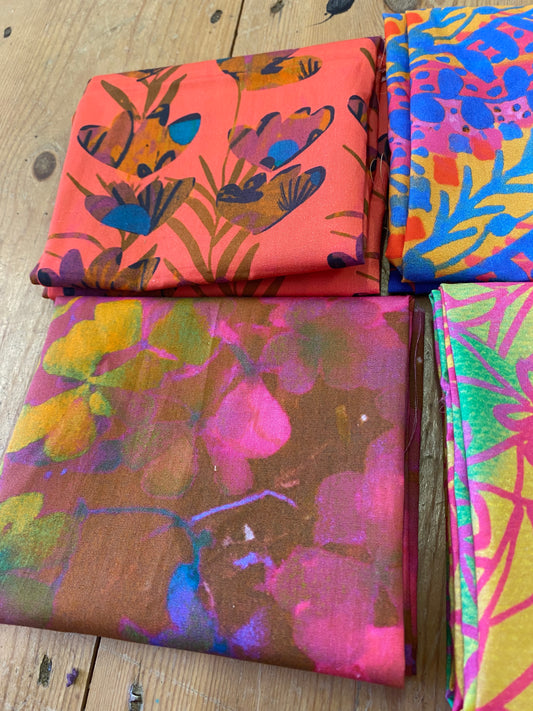 Fabric Bundle pink and reds