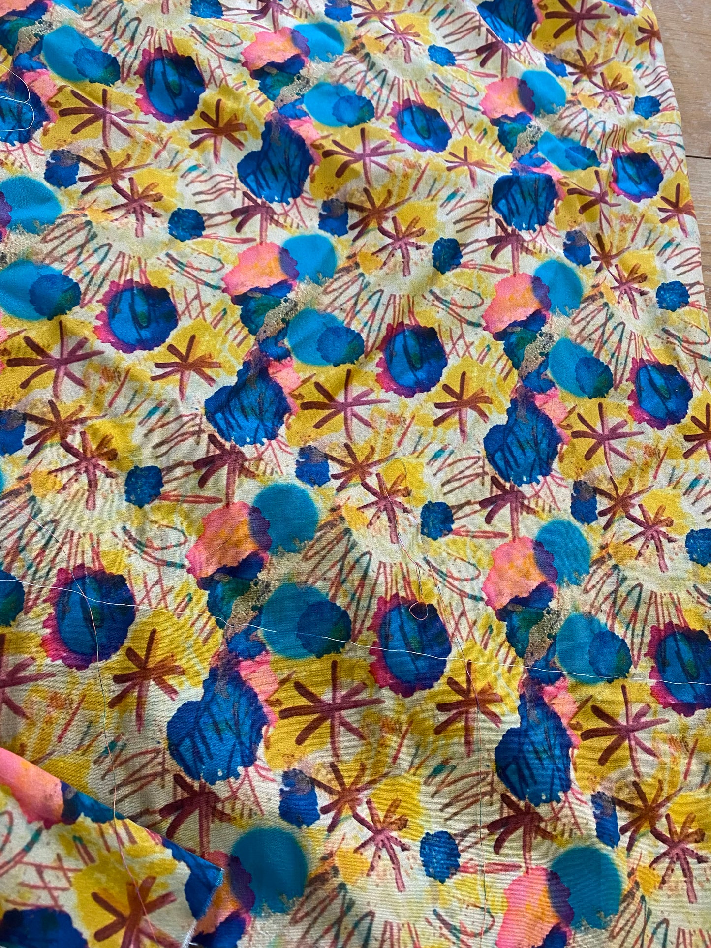 Sketching Stars Fat Quarter Cotton Poplin