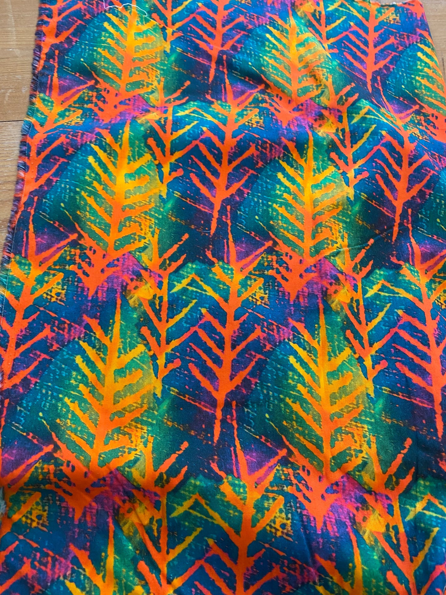 Wood Cut Trees Fat Quarter Cotton Poplin