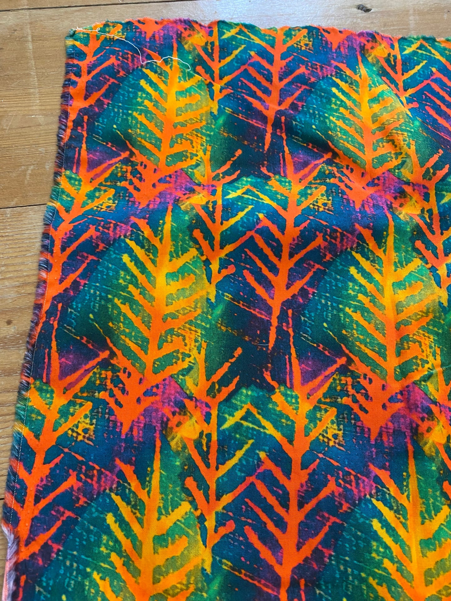 Wood Cut Trees Fat Quarter Cotton Poplin
