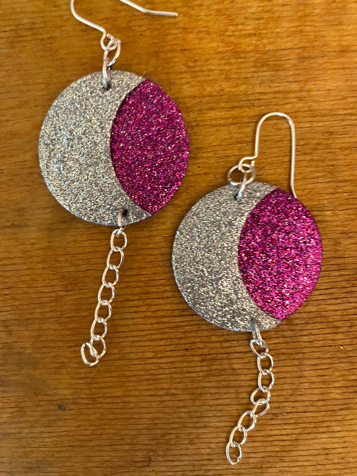 Sparkle Moon earrings
