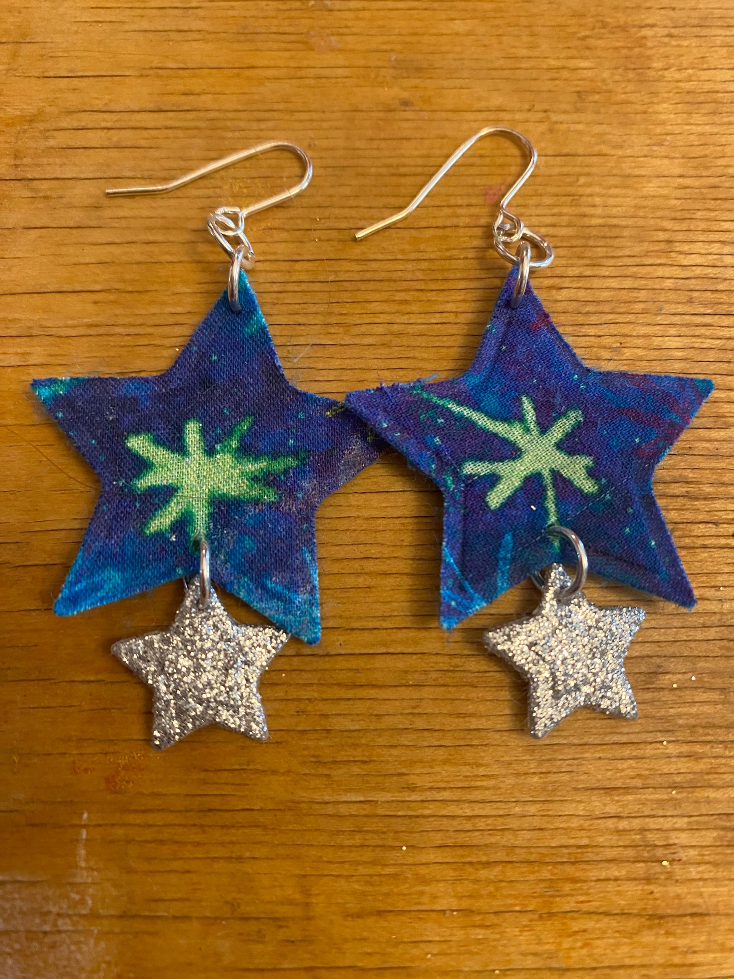 Celestial star earrings