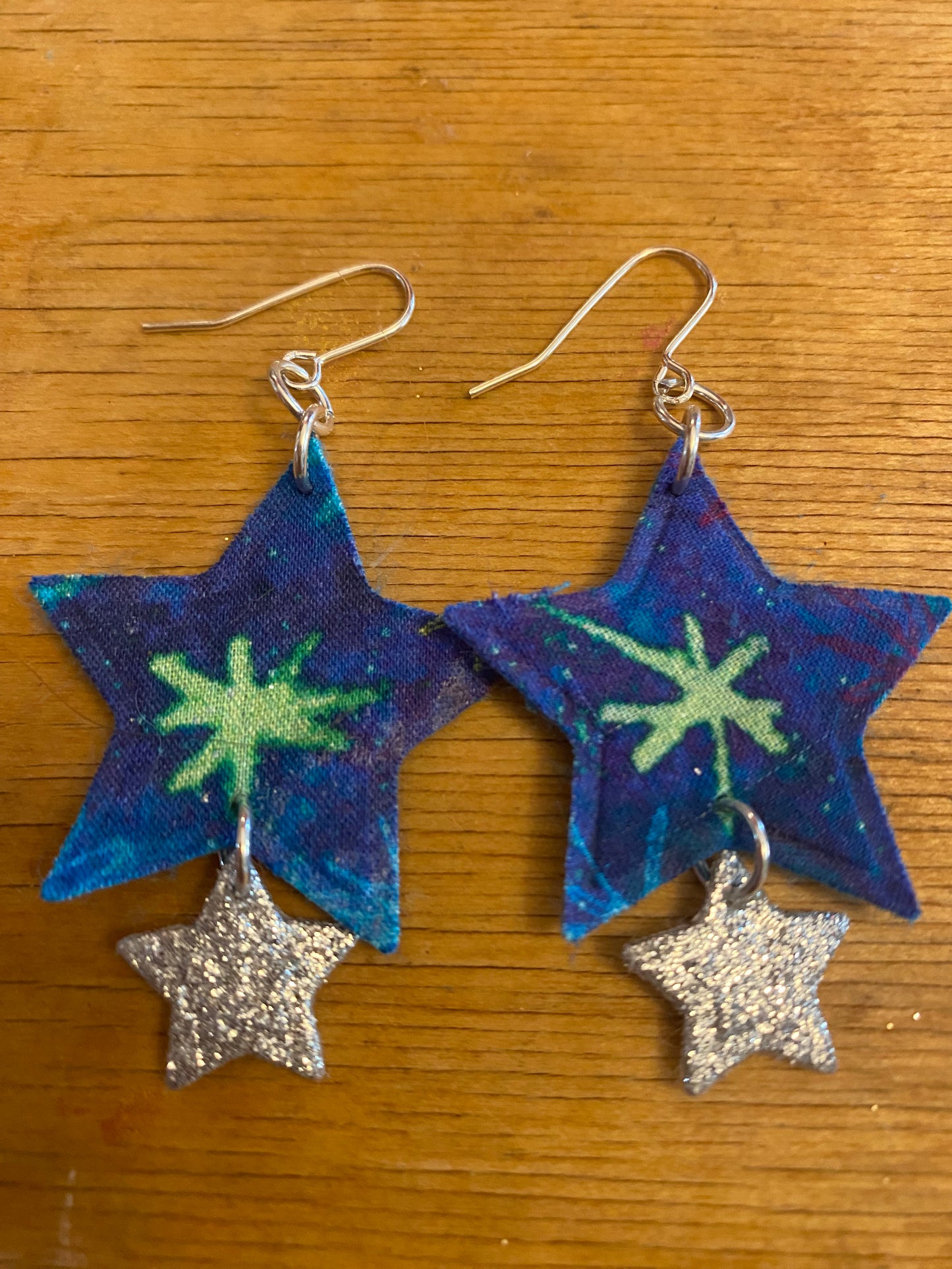 Celestial star earrings