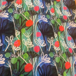 River Flow Fat quarter fabric piece cotton poplin