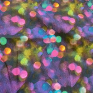 Disco lights fat quarter piece cotton poplin