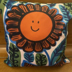 Happy Flower orange and green